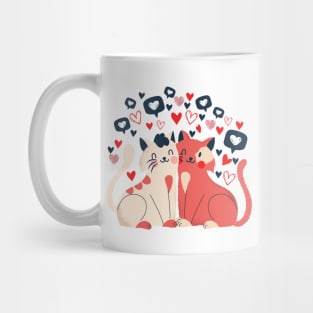 Valentine Cat Mug